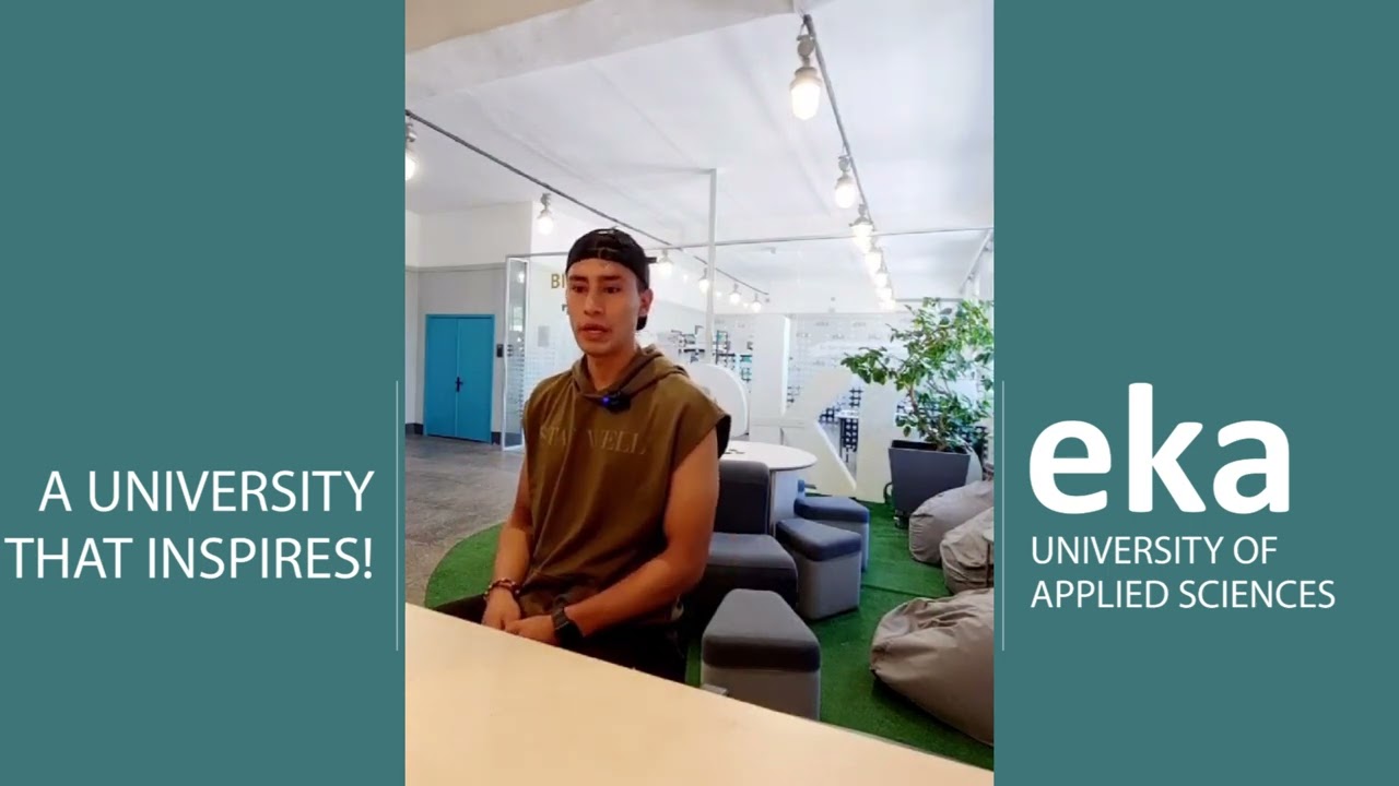 EKA University of Applied Sciences student from Colombia