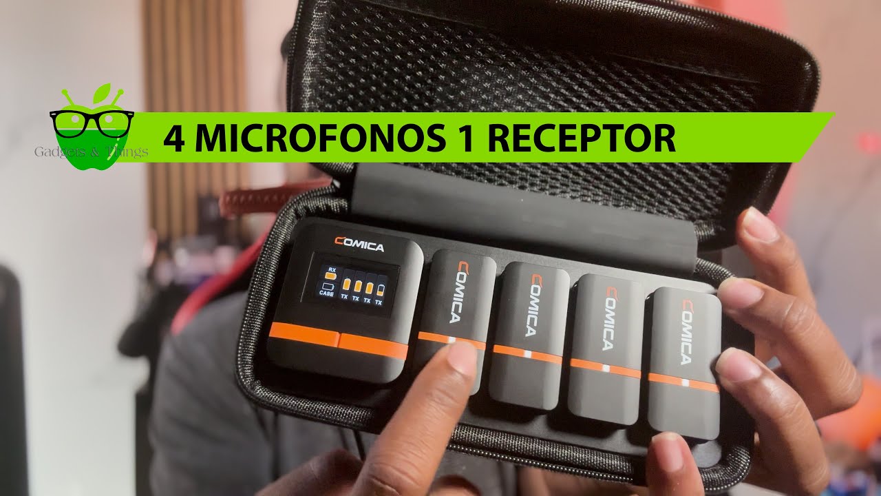 🥲 POR FIN LOS ENCONTRE Comica Vimo q 4 microfonos y 1 receptor