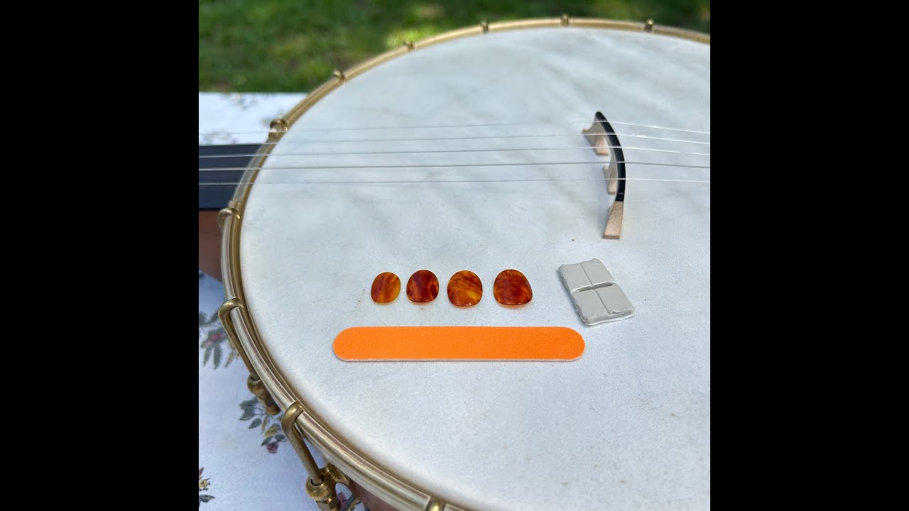 How to Apply Your Banjo Nails (Clawhammer Banjo)