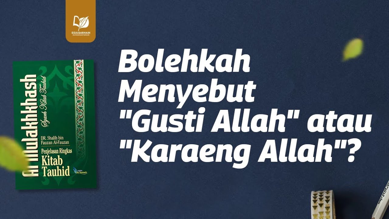 Bolehkah Menyebut dengan 