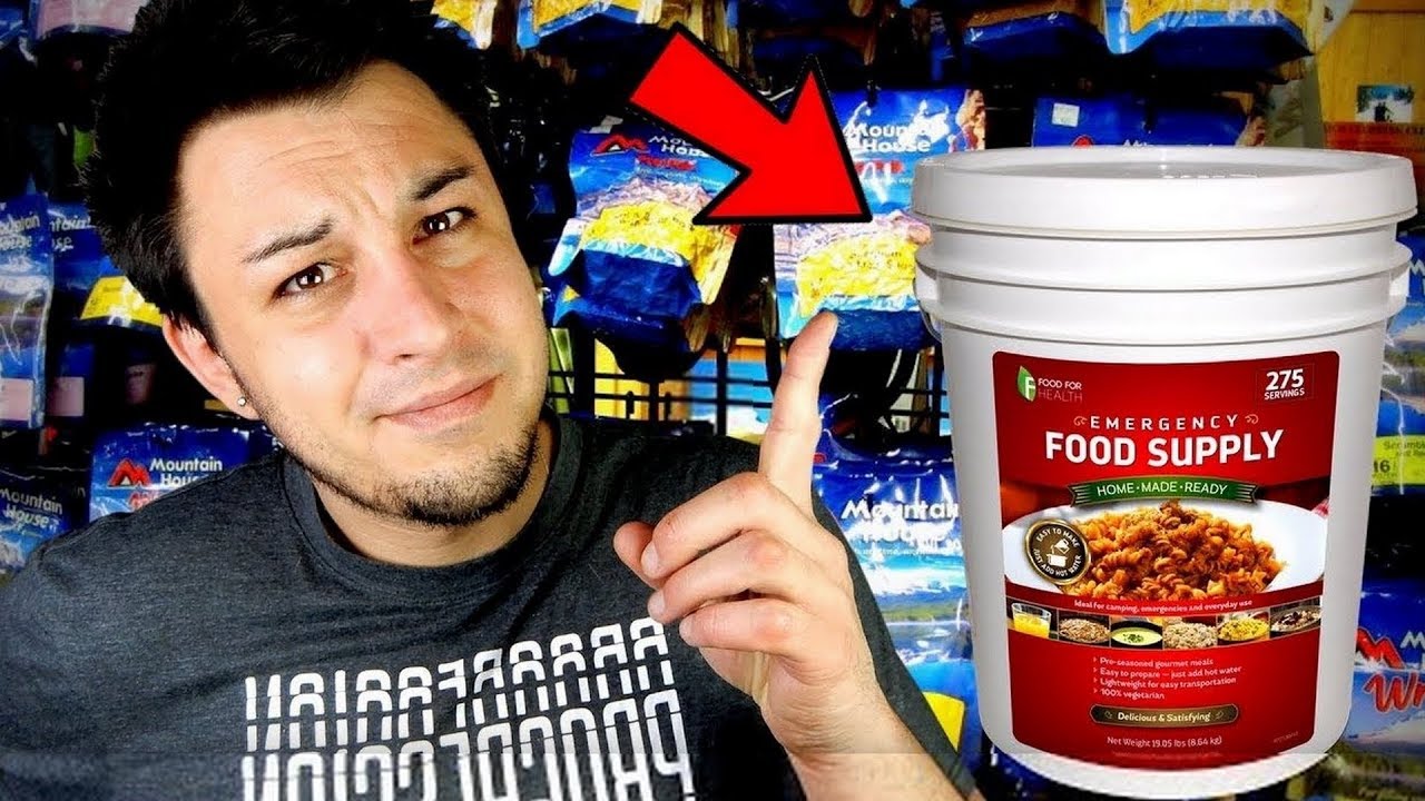 MON STOCK ALIMENTAIRE DE SURVIE ! 3 ans de rations !