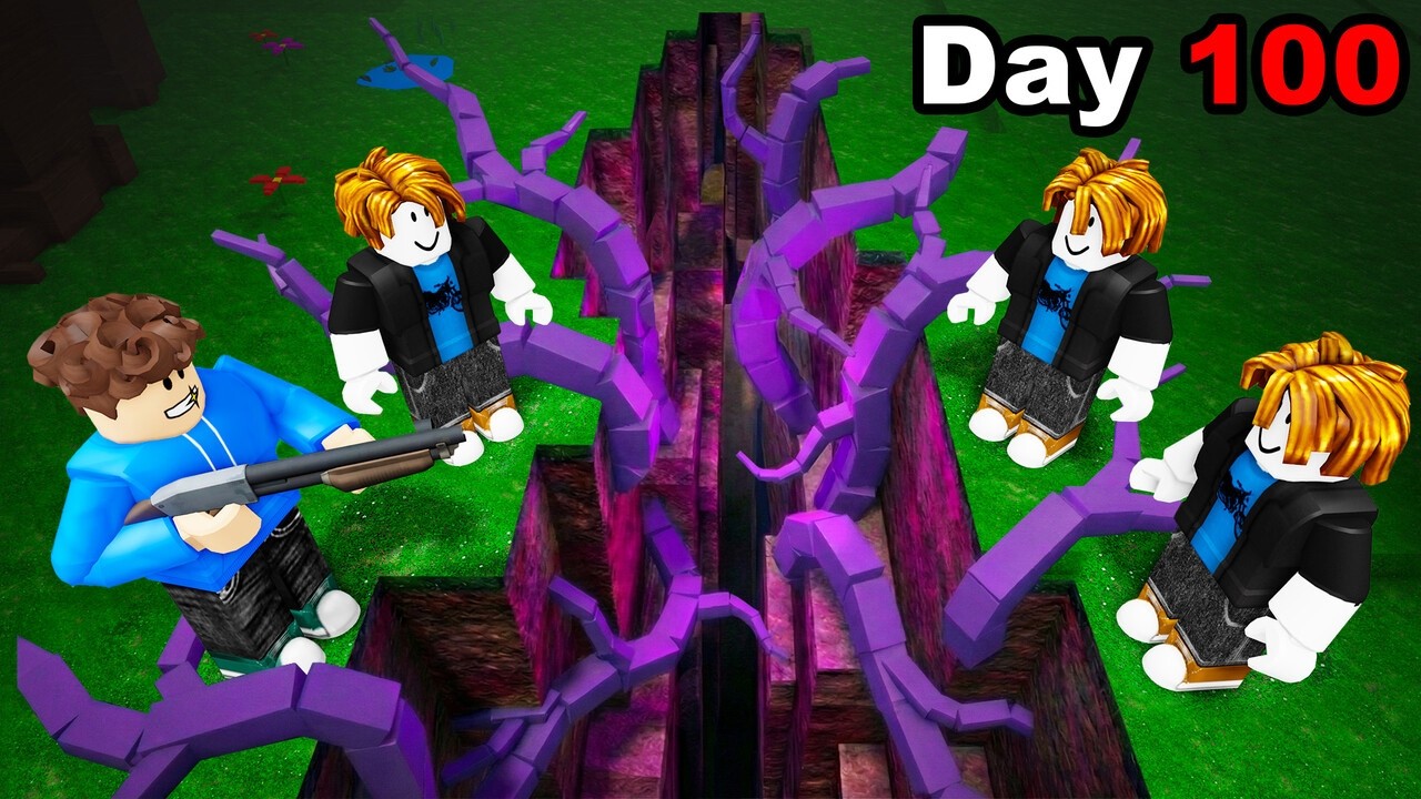 I Carried a NOOB ONLY Team in HARD MODE in 99 Nights in the Forest!
