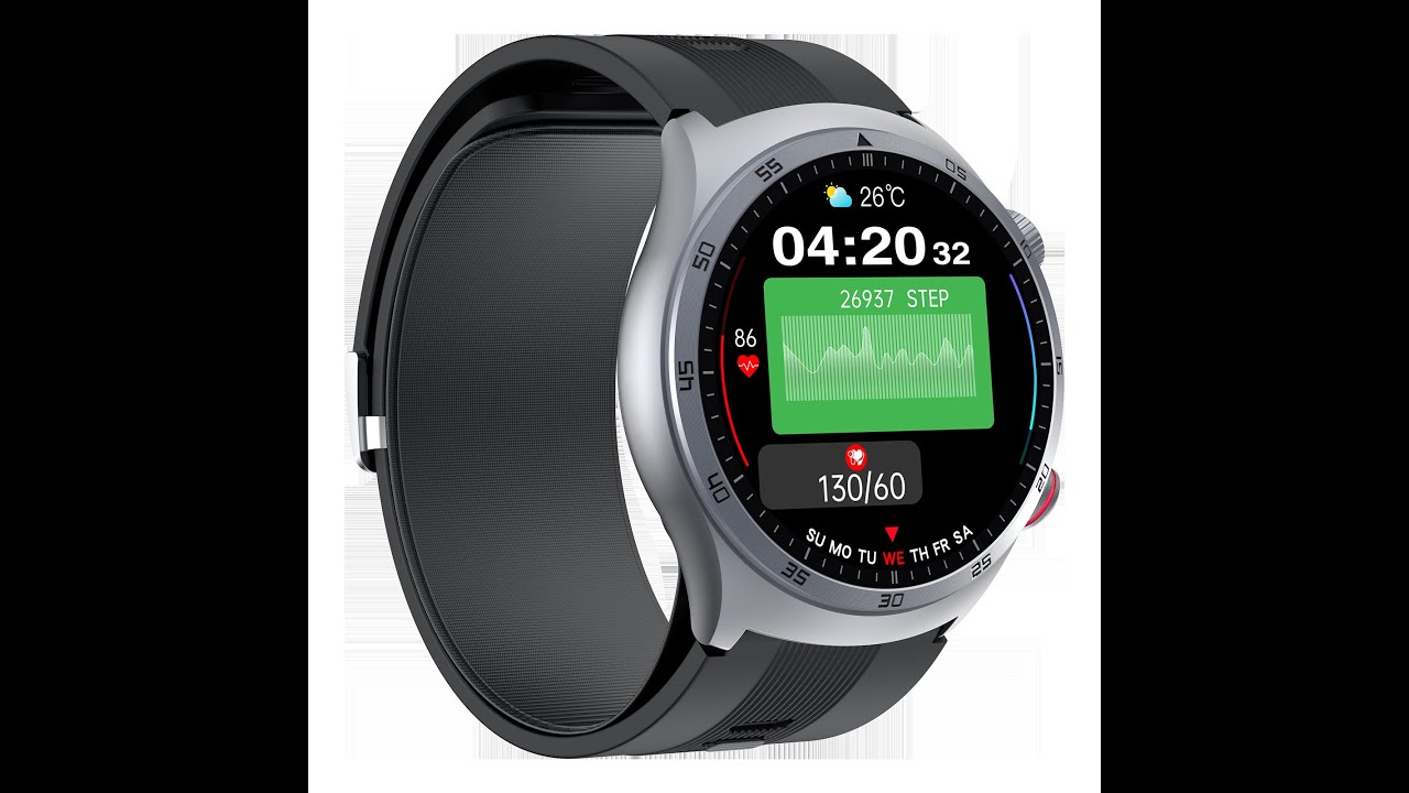 Wierra BioSense Elit kardiowatch, smartwatch do pomiaru ciśnienia