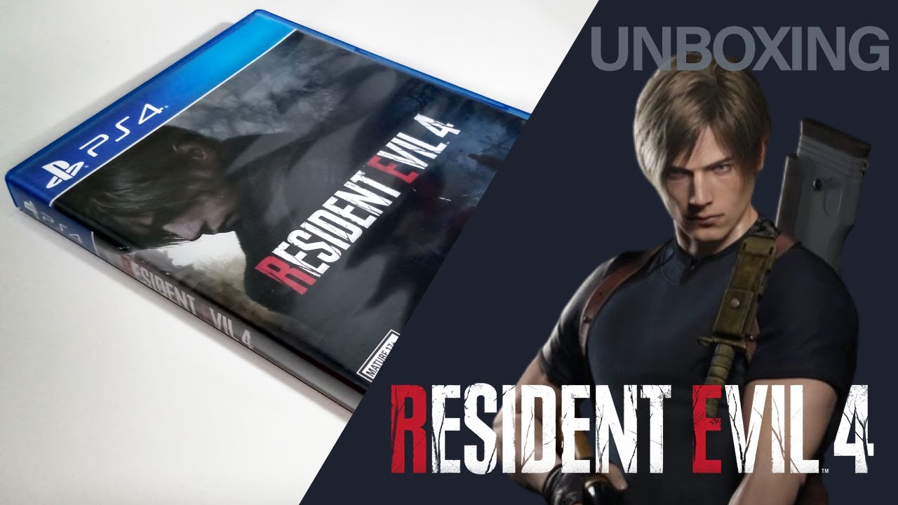 Unboxing de Resident Evil 4 Remake para Playstation 4