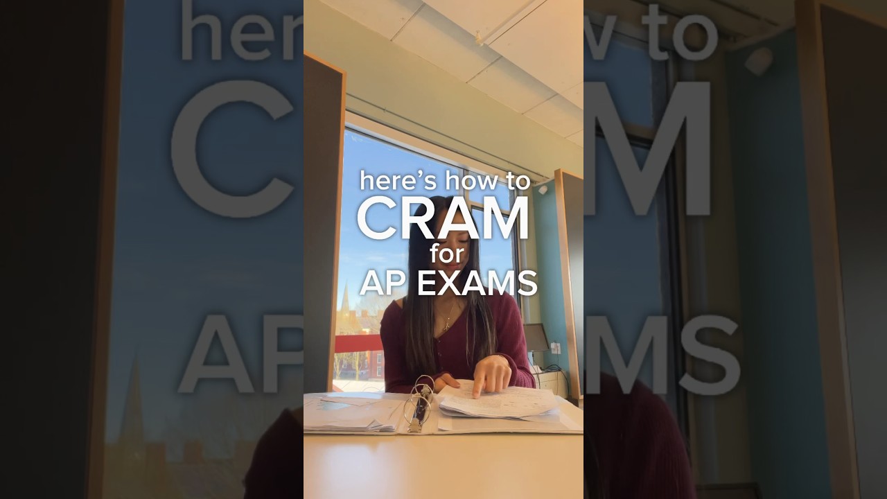 How to CRAM for AP exams🤓📚