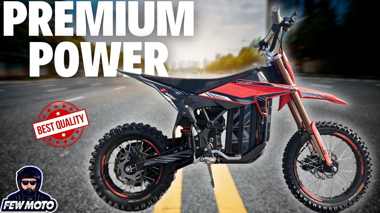 BEST BUILT 72v Electric Pit Bike? Introducing the Nicot E-Wolf!
