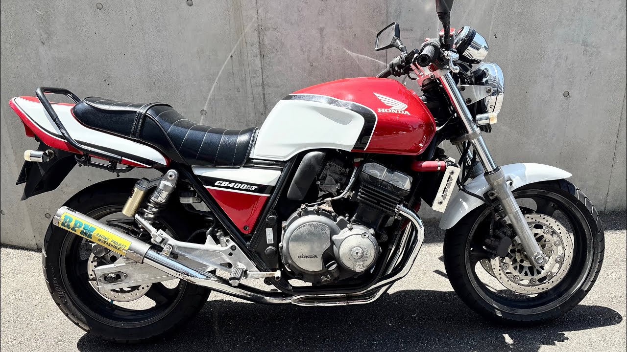 CB400SF  NC31 エンジン始動動画