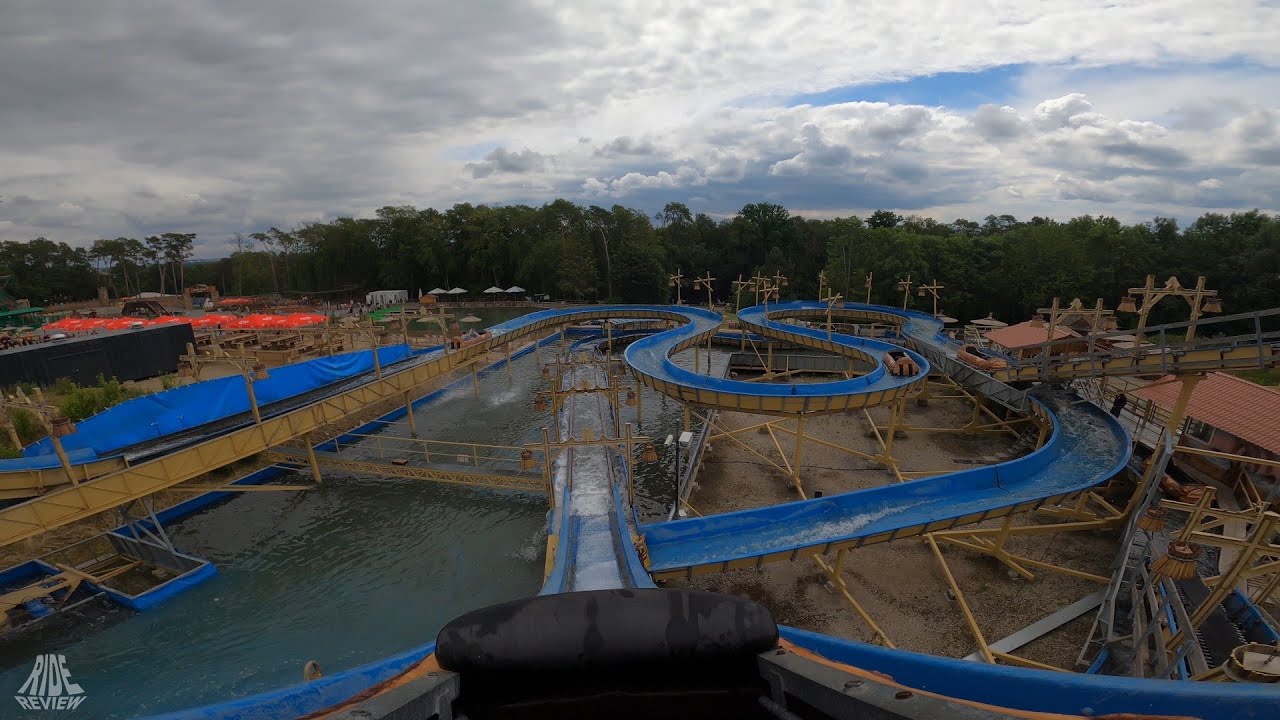 Wildwasserbahn Pirateninsel - POV - Eifel Park - MACK Rides - Log Flume