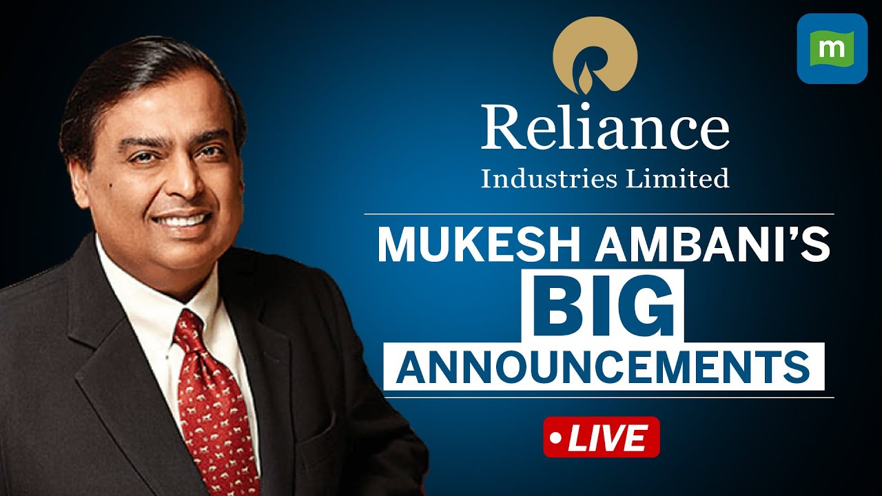 Reliance Industries AGM 2025 LIVE: Mukesh Ambani Addresses RIL's 44 Lakh Shareholders