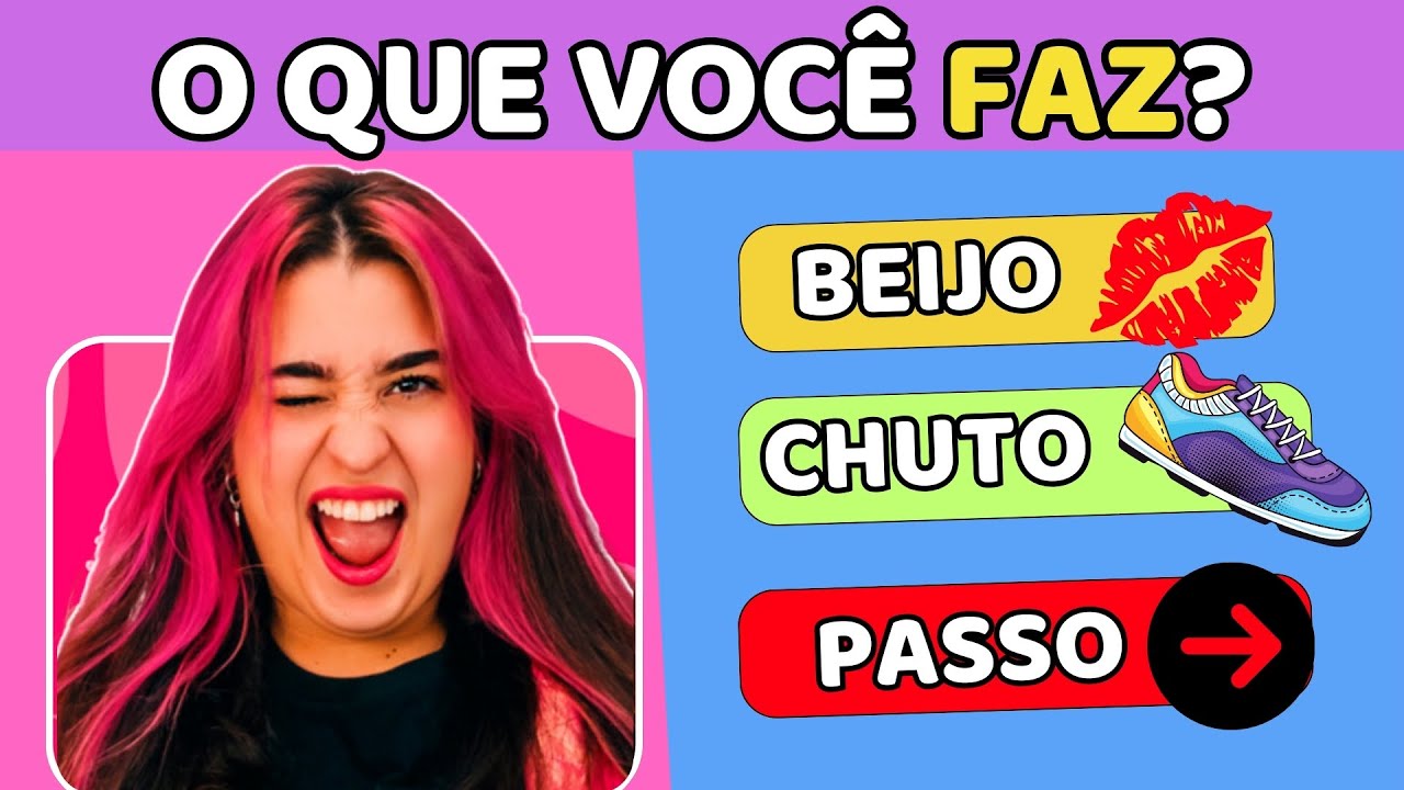Beija, Chuta ou  Passa  | Versão Youtubers, Influencers ! | Ricardinho, Emilly Vick e Muito Mais!
