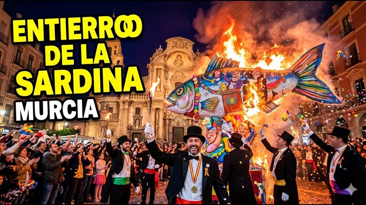 Entierro de la Sardina Murcia España - en directo - en vivo - live 2026