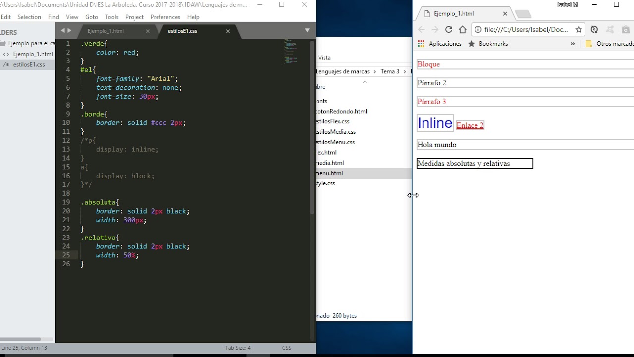 4. CSS - Medidas relativas y absolutas