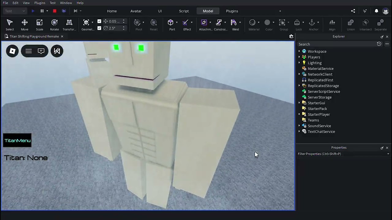 Titan shift test 3