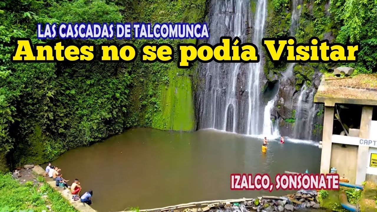 La Cascada Más Hermosa de Izalco en Sonsonate, EL SALVADOR, Cascada Talcomunca.