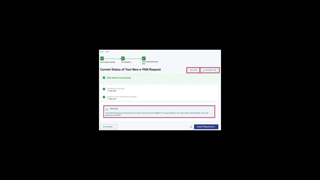 e-PAN Card Status Check Online | PAN Apply Karne Ke Baad Status Kaise Dekhe 