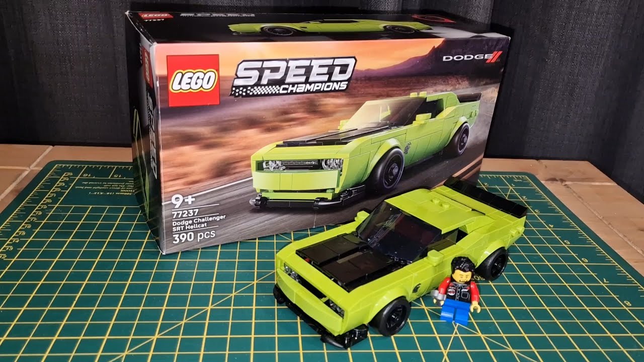 Lego Speed Champions 77237 - Dodge Challenger SRT Hellcat Sports Car - Speed Build #lego #legododge