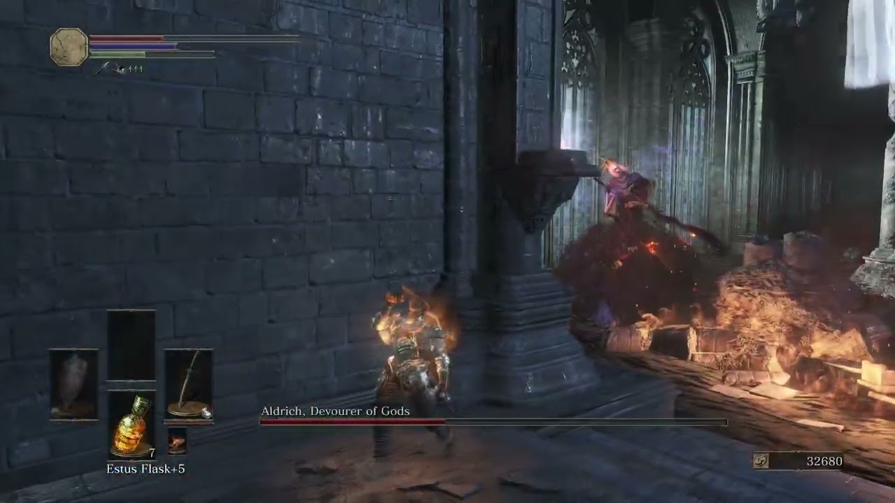 DS3 Playthrough Part 7 Aldrich Devourer of Gods , Yhorm the Giant, Dancer of the Boreal Valley