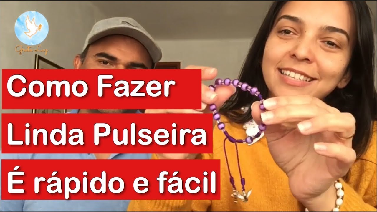Como Fazer Uma Linda Pulseira Dezena com nó franciscano | Grata Luz