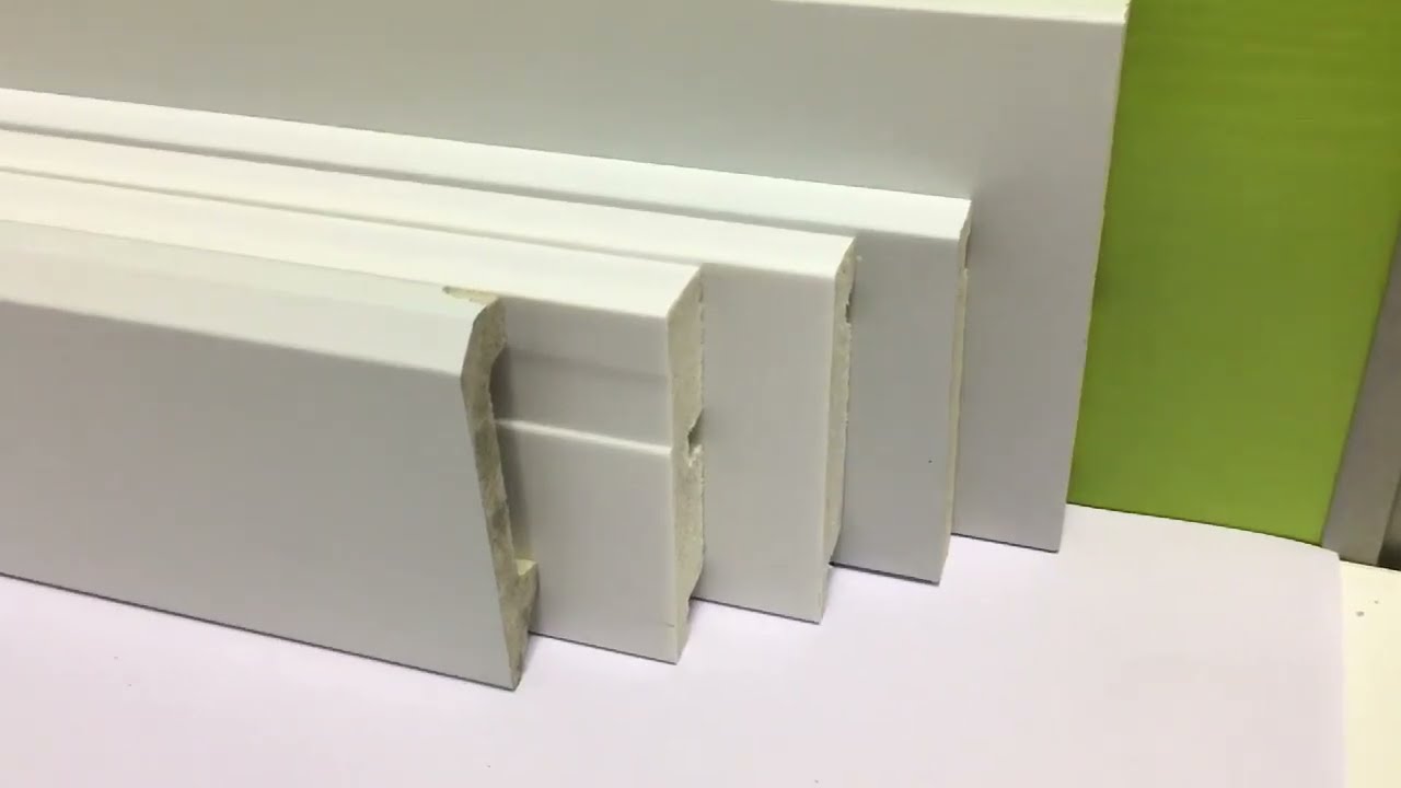 Recycled Polystyrene Plastic Skirting Board Moulding （ 
