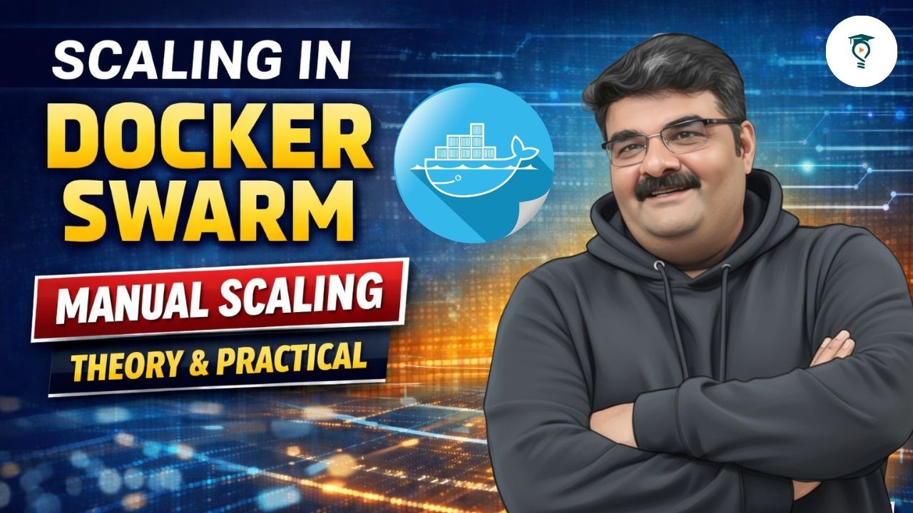 Ep 124/135 | How to Scale Services in Docker Swarm? | Manual Scaling Theory & Practical Demo