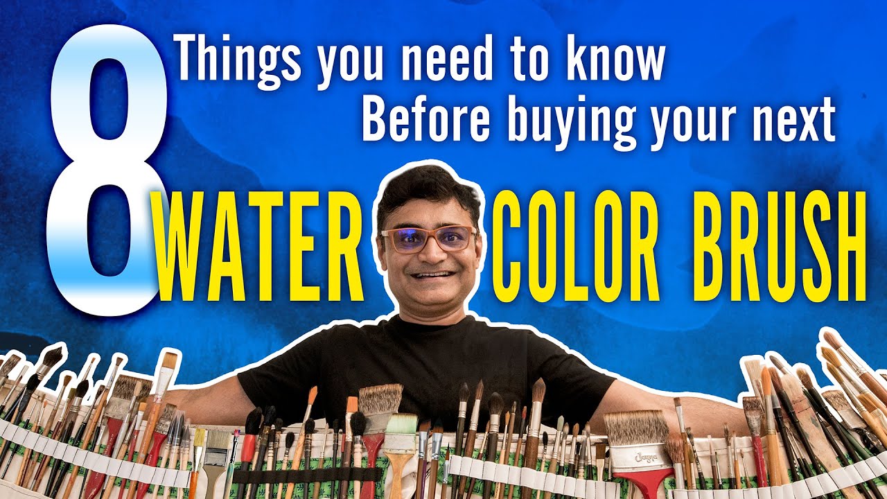All information of watercolor brushes you need to know before buying one.