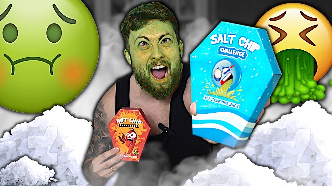 SALT CHIP CHALLENGE! *Najbardziej SŁONY CHIPS na ŚWIECIE!* 🤢🤮🧂
