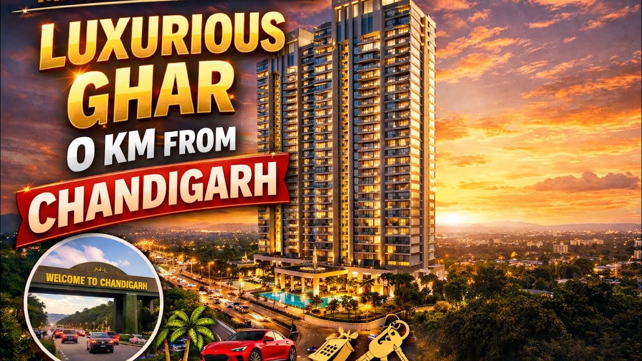 0 KM from Chandigarh 😍 | Ultra-Luxury Flat You MUST See!