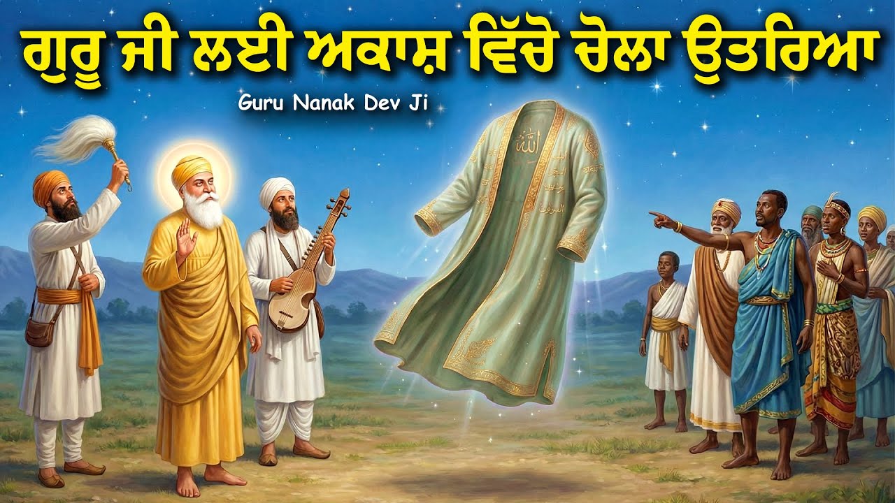ਗੁਰੂ ਜੀ ਅਤੇ ਇਕ ਅਸ਼ਚਰਜ ਚੋਲਾ | Guru Nanak Dev Ji Sakhi | United Khalsa | Remix Katha