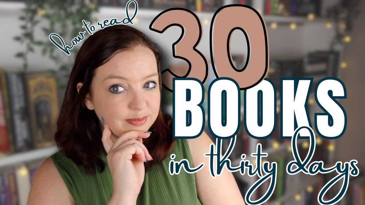 How I Read 30 Books in 30 Days