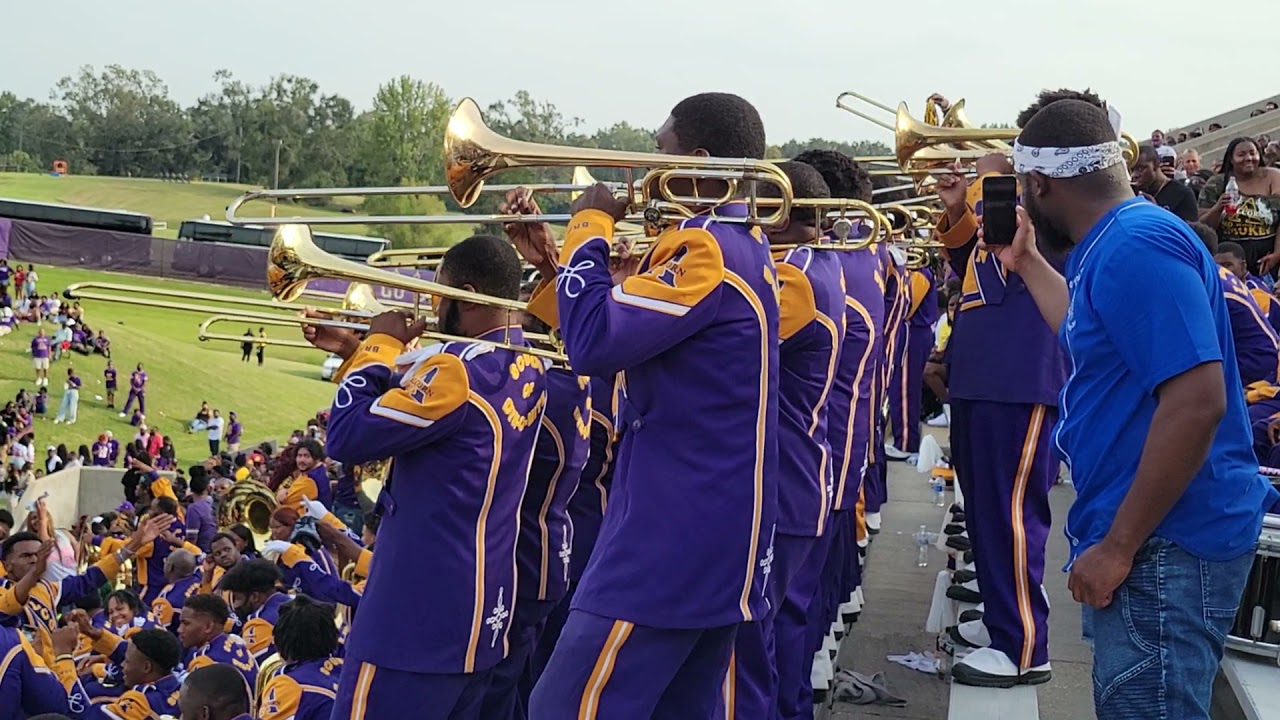 Alcorn vs. Grambling Trombone Battle in the stands