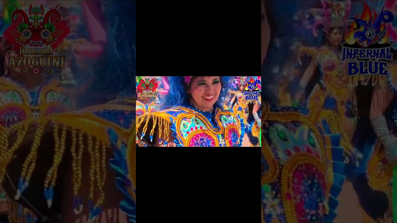 Diablada Azoguini - Salida del estadio - Bloque Infernal Blue 2026