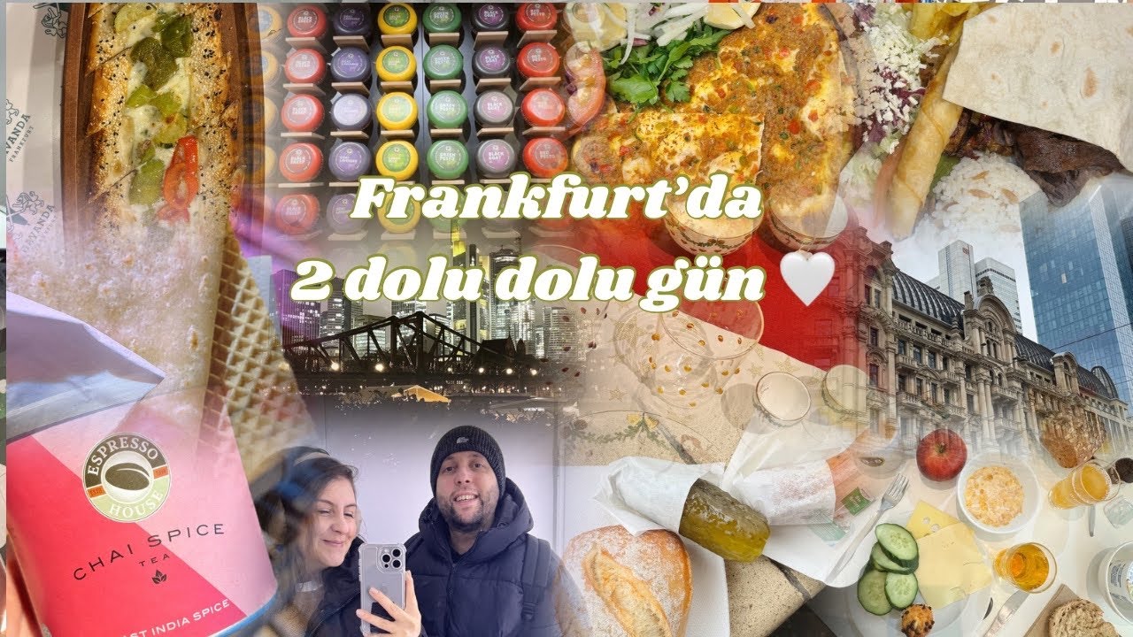 VLOG | Haftalık tatilimiz #7 | Almanya'da yediğimiz en iyi döner, lahmacun, pide -Havanda #frankfurt