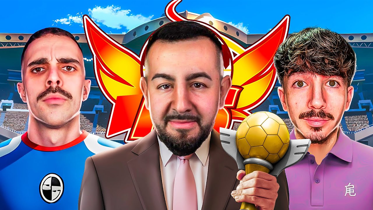 CREÉ un FUTBOL FRONTIER de YOUTUBERS en INAZUMA ELEVEN VICTORY ROAD