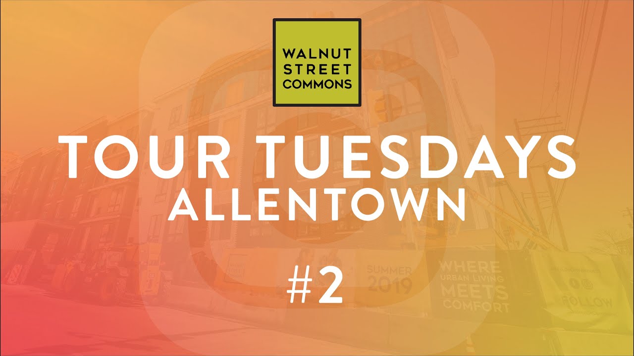 #TourTuesdaysAllentown: Walnut Street Commons 2nd floor amenity spaces and a 2 bedroom apartment