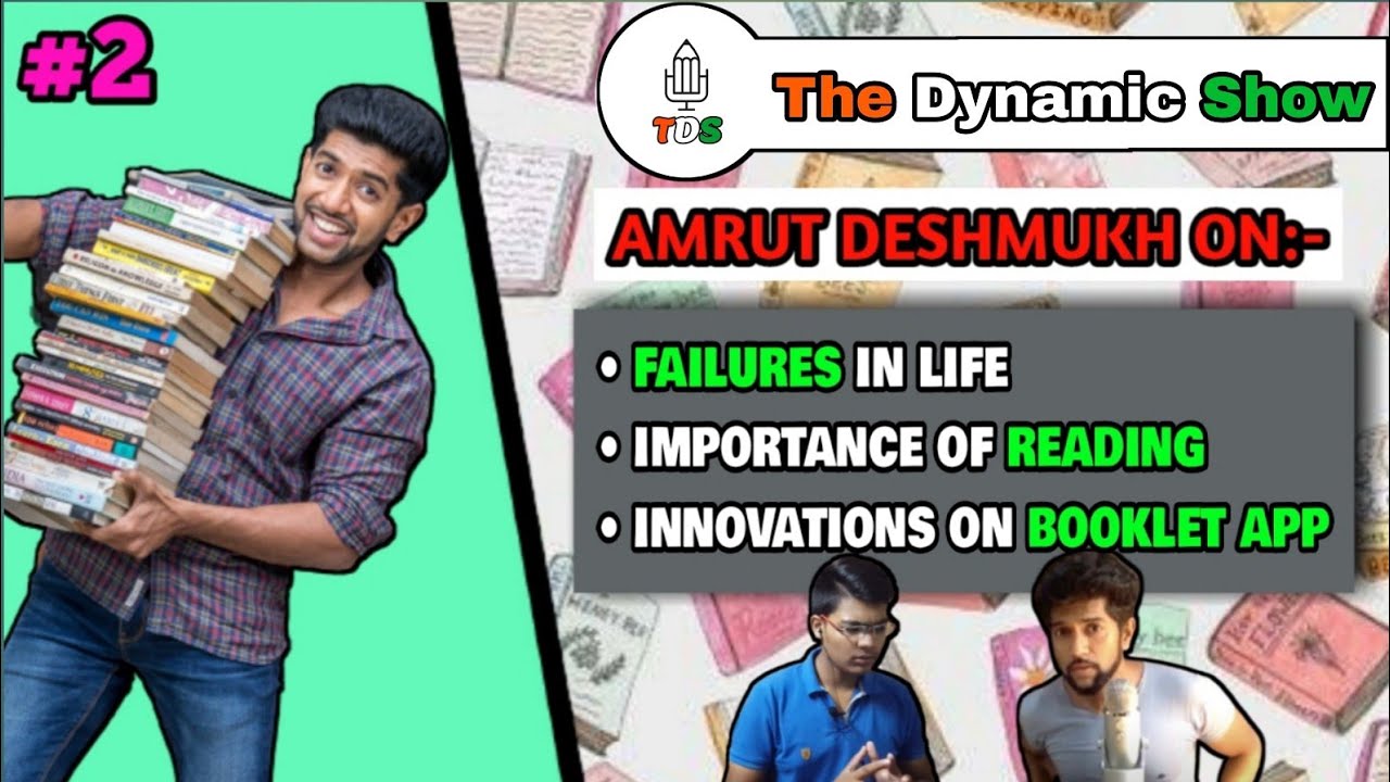 @AmrutDeshmukh  The Booklet Guy on The Dynamic Show - TDS | Sumer Pandey | S1E2