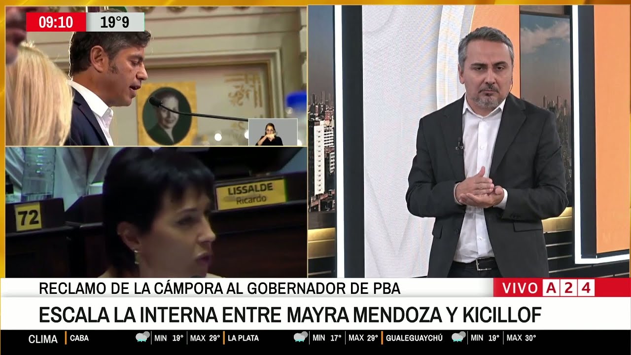 🥊 ESCALADA INTERNA NTR MAYRA MENDOZA Y AXEL KICILLOF POR OMITIR A CRISTINA KIRCHNER