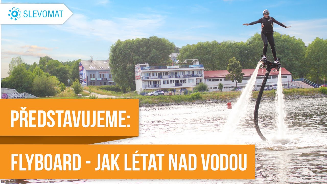 Představujeme flyboard: Jak létat nad hladinou vody