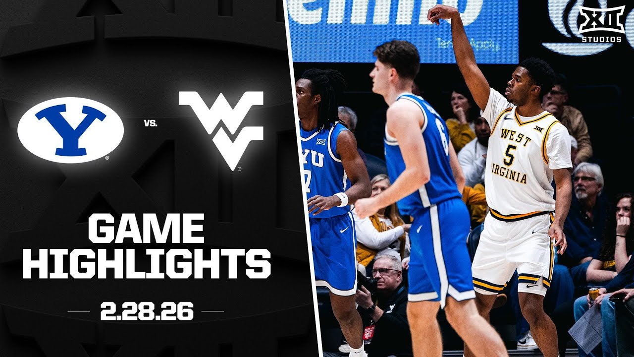 #19 BYU vs. West Virginia Game Highlights | 2025-26 Big 12 Men's Basketball