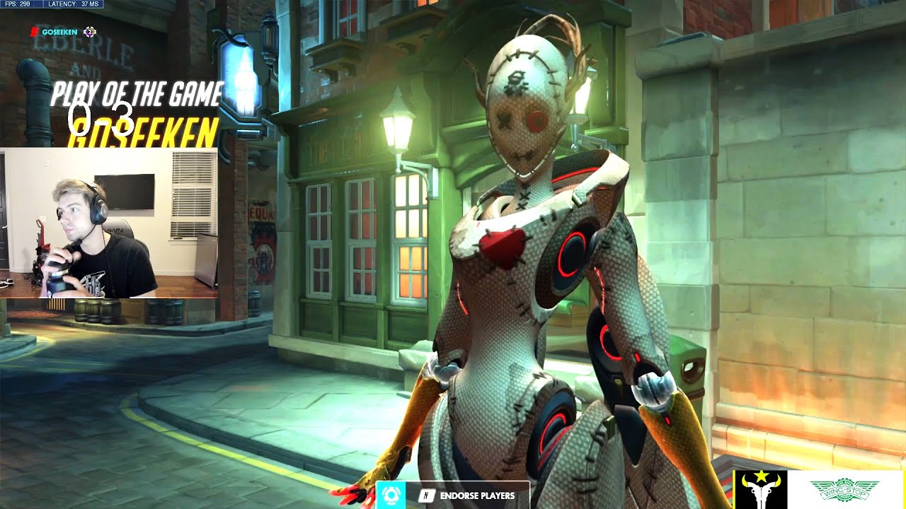 Danteh Pro DPS Echo gameplay - POTG! [ Overwatch Season 34 Top 500 ]