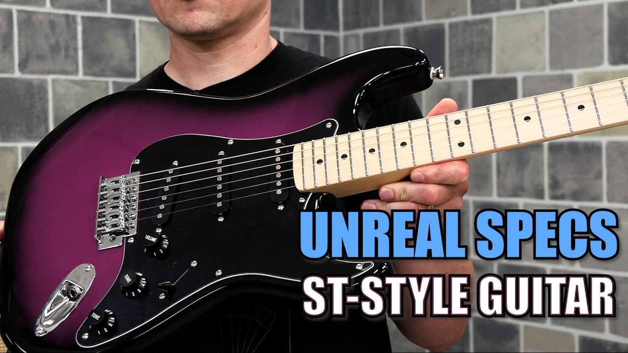 Best Strat for the Money? Tease ST-1 SPR Guitar Review (Soul Berry)