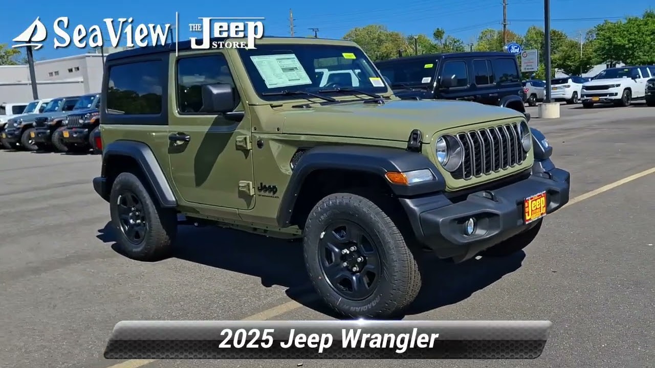 New 2025 Jeep Wrangler 2-Door Sport 4x4, Ocean Township, NJ J250677
