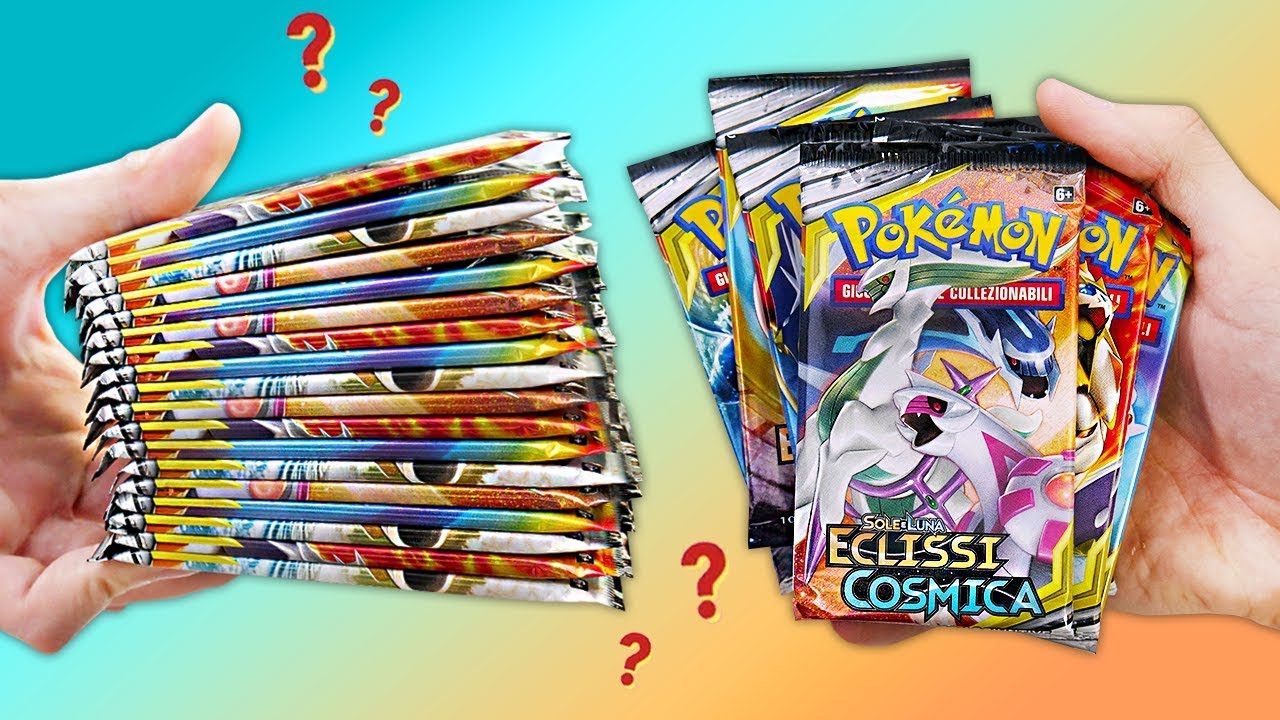 *TROVO TUTTO IN UN BOX FALLATO!!* APRO LE MIE ULTIME 18 BUSTINE POKEMON ECLISSI COSMICA!