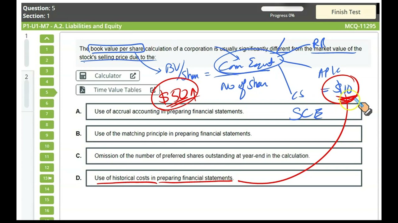CMA P1 Section A important Questions Part 1
