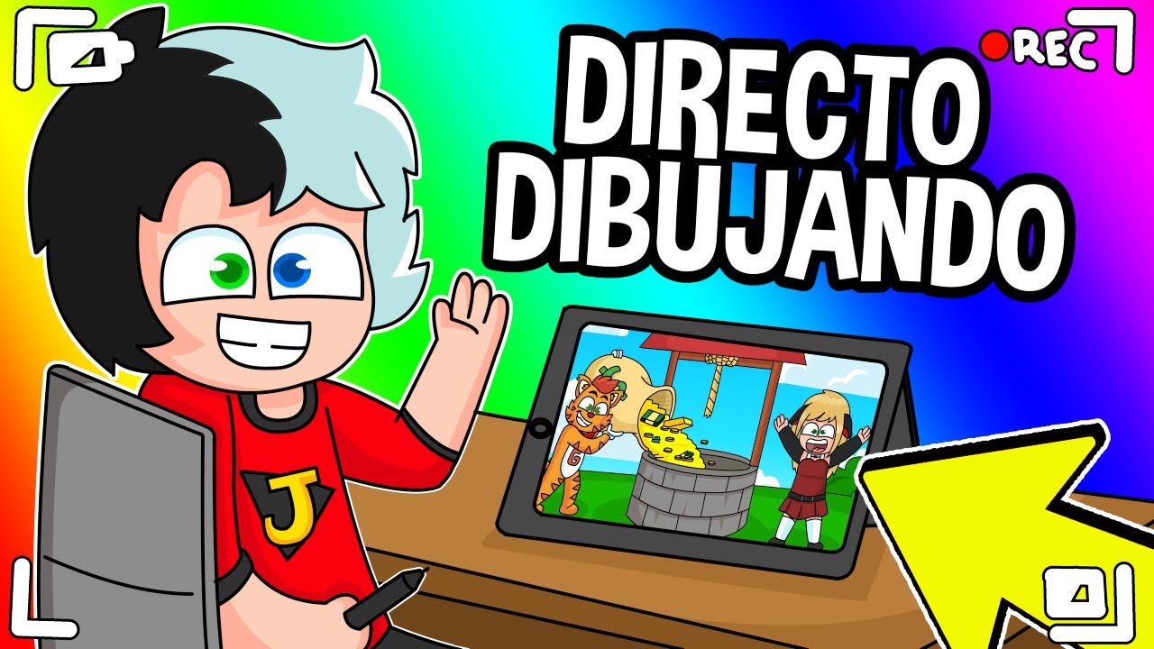 🔴DIBUJANDO miniatura para SRGATO 😱 ( en directo )