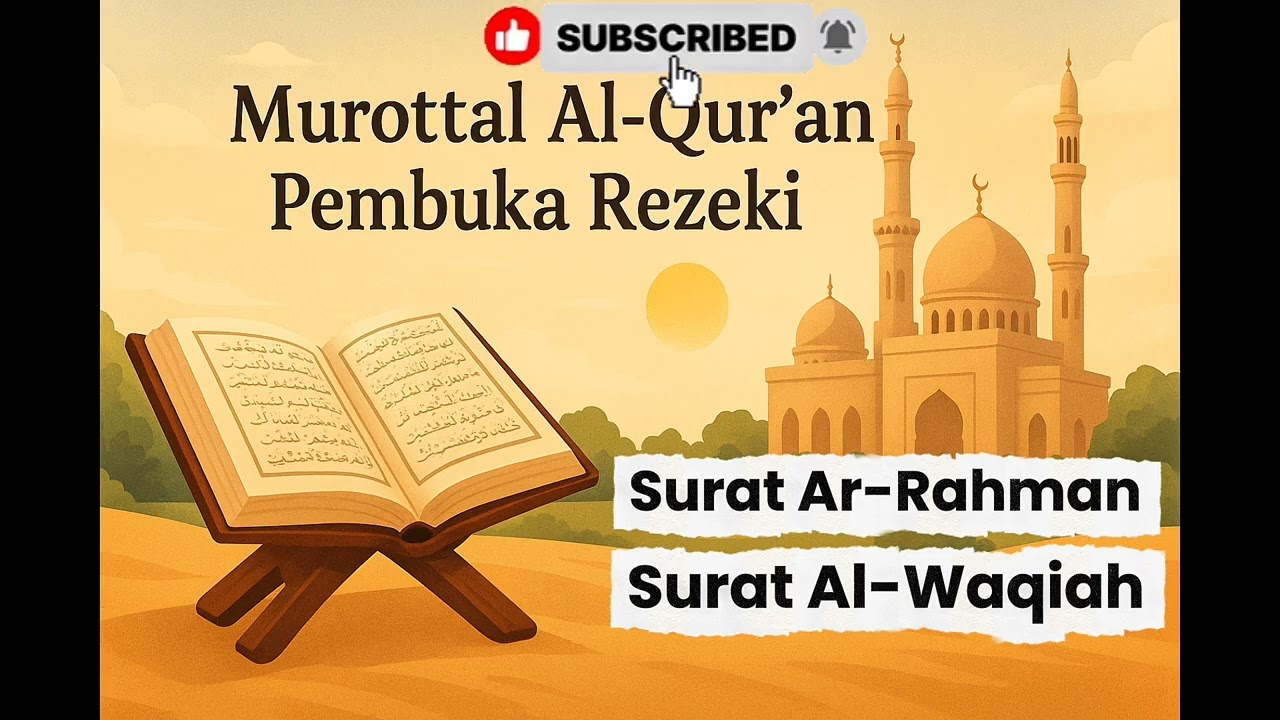 Murrotal Pagi Pembuka Rezeki|Surat Ar-Rahman&Al-Waqiah #Murottalalquranmerdu #ngajimerdu