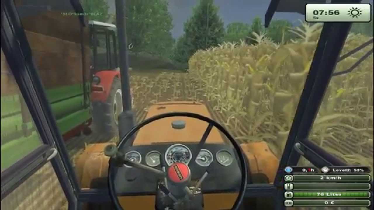 Farming simulator 2013 MULTIPLAYER - Silage on small farm