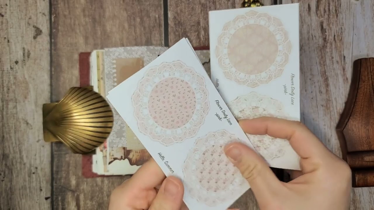 [ASMR] 다이어리 꾸미기 | vintage collage | journaling scrapbooking | paper relaxing sound