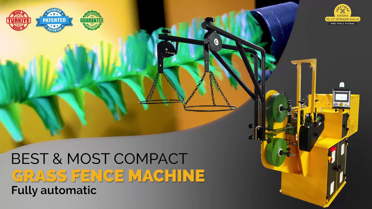 BEST & MOST COMPACT GRASS FENCE MACHINE | Fully automatic | Feraymak Türkiye