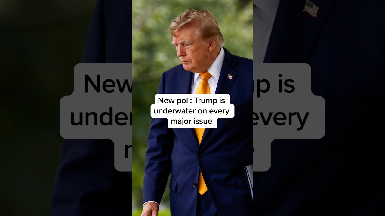 New poll shows Trump is underwater on every major issue