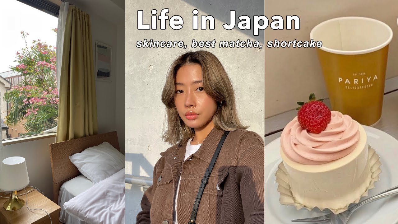 LIVING IN JAPAN 🍰 skincare routine, apartment tour, best matcha ever !!